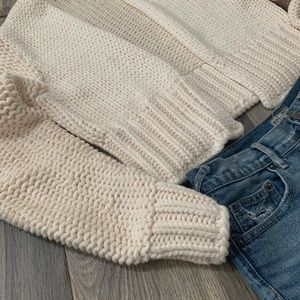 Free people chunky cardigan sweater.